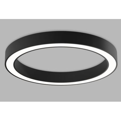 LED2 - Plafón LED regulable SATURN LED/60W/230V 3000K/4000K negro