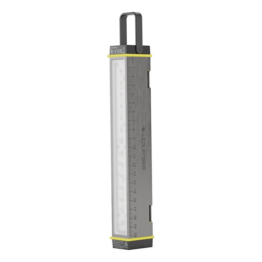 Ledlenser AF2R - Lámpara de trabajo LED recargable y regulable, IP54, 1000 lm, 50 h