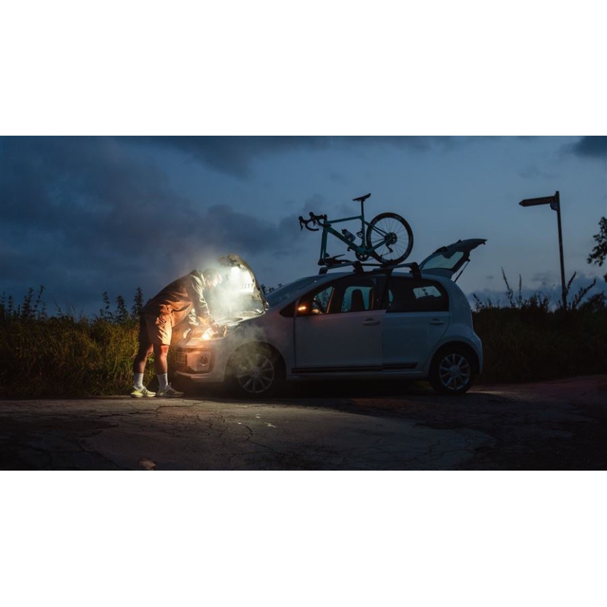 Ledlenser AF2R - Lámpara de trabajo LED recargable y regulable, IP54, 1000 lm, 50 h