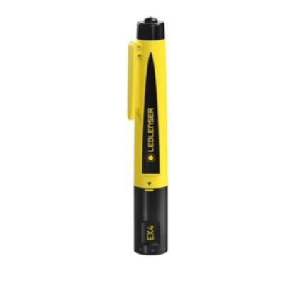 Ledlenser EX4 - Linterna LED 2x AAA, IP66, 50 lm, amarilla