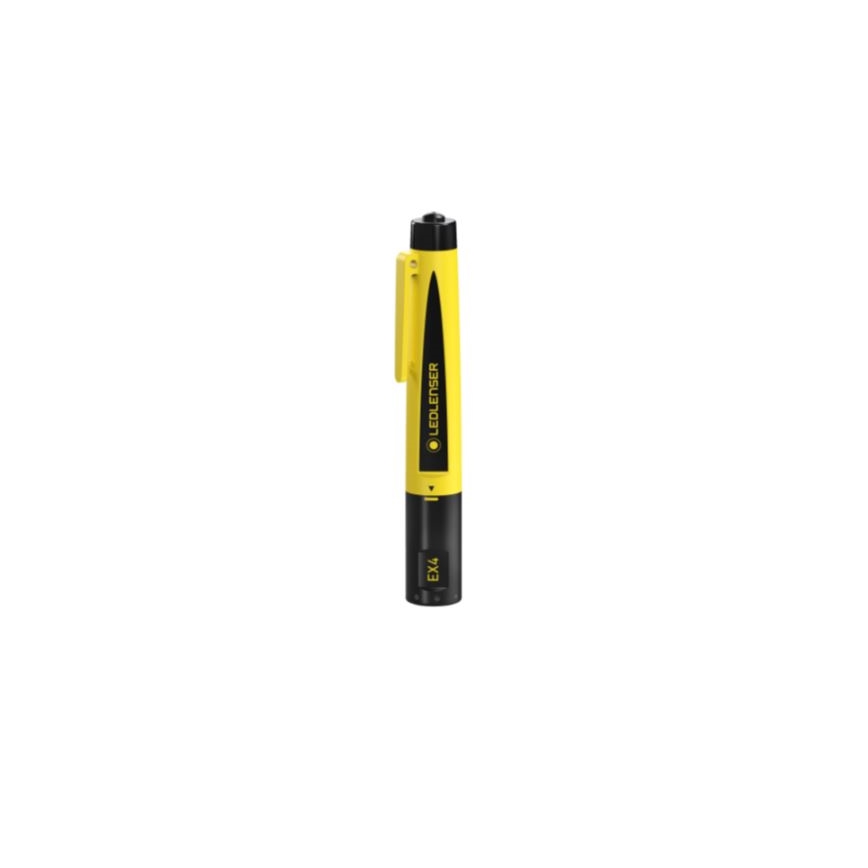 Ledlenser EX4 - Linterna LED 2x AAA, IP66, 50 lm, amarilla