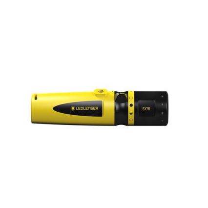 Ledlenser EX7R - Linterna recargable LED regulable, 3250 mAh, IP68, 220 lm, hasta 45 h, color amarillo