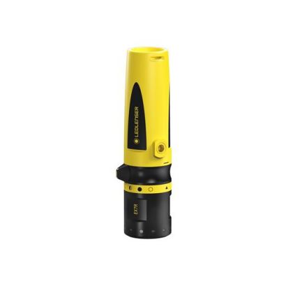 Ledlenser EX7R - Linterna recargable LED regulable, 3250 mAh, IP68, 220 lm, hasta 45 h, color amarillo