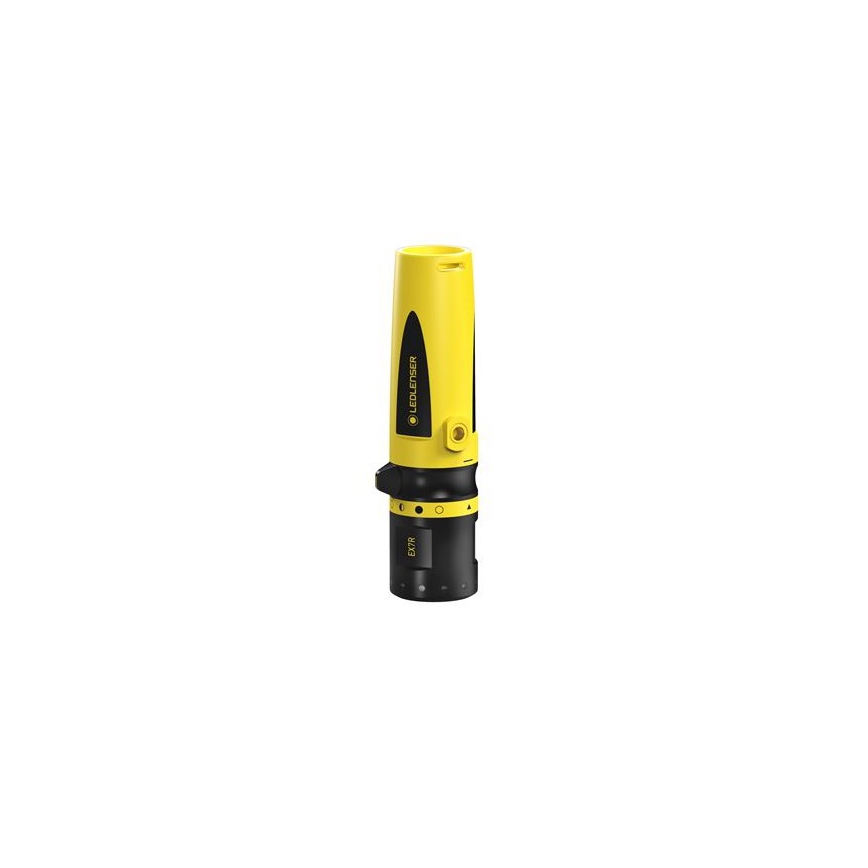 Ledlenser EX7R - Linterna recargable LED regulable, 3250 mAh, IP68, 220 lm, hasta 45 h, color amarillo