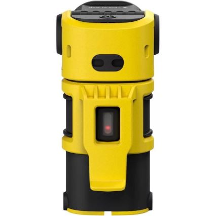 Ledlenser EXC6R - Linterna LED recargable con regulación de intensidad y estación de carga, 1900 mAh, IP68, 300 lm, 10 h, amarillo