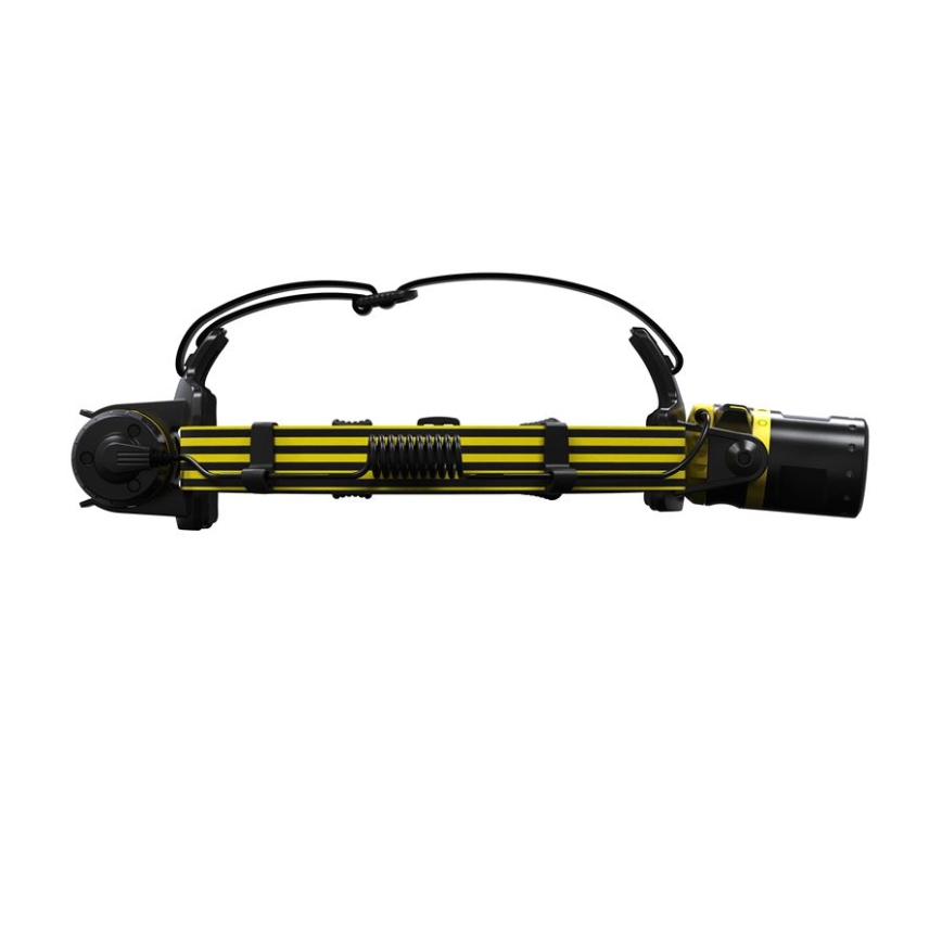Ledlenser EXH8 - Linterna frontal LED regulable, 3xAA, IP66, 180 lm, 40 h, amarilla