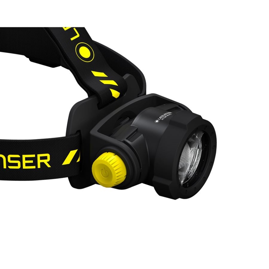 Ledlenser H15R WORK - linterna frontal recargable LED regulable, 4800 mAh, IP67, 2500 lm, 70 h, negra