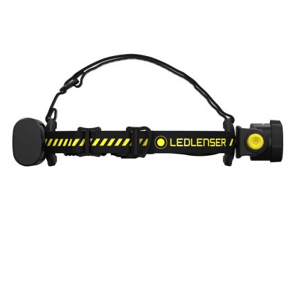 Ledlenser H15R WORK - linterna frontal recargable LED regulable, 4800 mAh, IP67, 2500 lm, 70 h, negra
