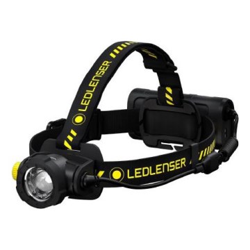Ledlenser H15R WORK - linterna frontal recargable LED regulable, 4800 mAh, IP67, 2500 lm, 70 h, negra