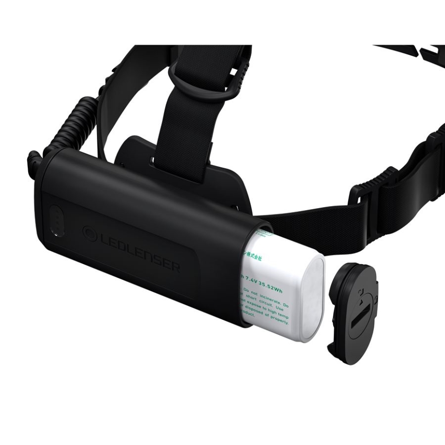 Ledlenser H19R CORE - Linterna frontal LED recargable y regulable LED/4800 mAh IP67 3500 lm 20 h negra