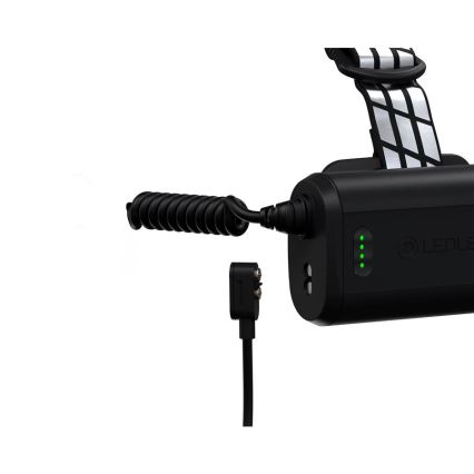 Ledlenser H19R SIGNATURE - linterna frontal recargable LED regulable, 4800 mAh, IP68, 4000 lm, 20 h, negra