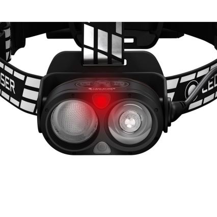 Ledlenser H19R SIGNATURE - linterna frontal recargable LED regulable, 4800 mAh, IP68, 4000 lm, 20 h, negra