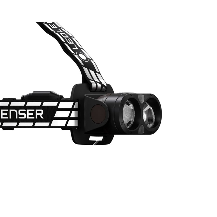 Ledlenser H19R SIGNATURE - linterna frontal recargable LED regulable, 4800 mAh, IP68, 4000 lm, 20 h, negra