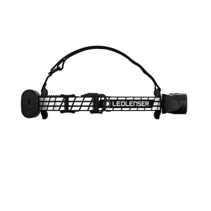 Ledlenser H19R SIGNATURE - linterna frontal recargable LED regulable, 4800 mAh, IP68, 4000 lm, 20 h, negra