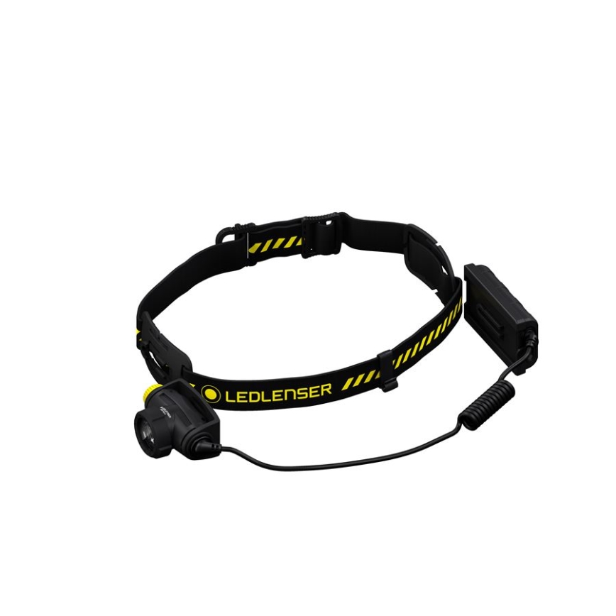 Ledlenser H5R WORK - linterna frontal recargable LED regulable, 1800 mAh, IP67, 500 lm, 45 h, negra