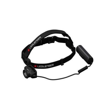 Ledlenser H7R CORE - Linterna frontal recargable LED regulable, 4800 mAh, IP67, 1000 lm, 65 h, negro
