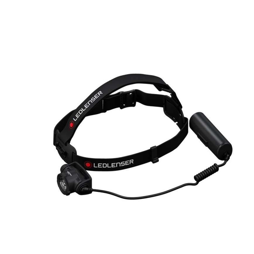Ledlenser H7R CORE - Linterna frontal recargable LED regulable, 4800 mAh, IP67, 1000 lm, 65 h, negro