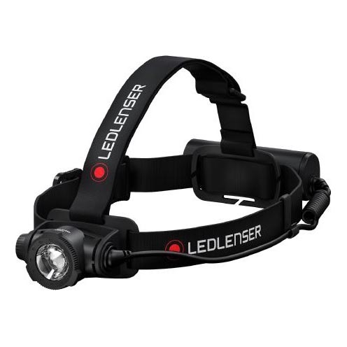 Ledlenser H7R CORE - Linterna frontal recargable LED regulable, 4800 mAh, IP67, 1000 lm, 65 h, negro