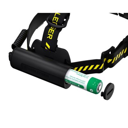 Ledlenser H7R WORK - linterna frontal recargable LED regulable, 4800 mAh, IP67, 1000 lm, 60 h, negra