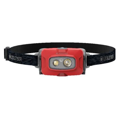 Ledlenser HF4R Core - linterna frontal recargable y regulable LED/1000 mAh IP68 500 lm 35 h roja