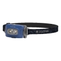 Ledlenser HF4R Core - Linterna frontal recargable LED regulable, 1000 mAh, IP68, 500 lm, 35 h, azul