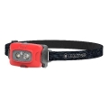 Ledlenser HF4R Core - linterna frontal recargable y regulable LED/1000 mAh IP68 500 lm 35 h roja