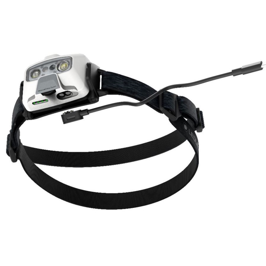 Ledlenser HF6R Core - linterna frontal recargable y regulable LED / 2000 mAh / IP68 / 800 lm / 60 h / blanca
