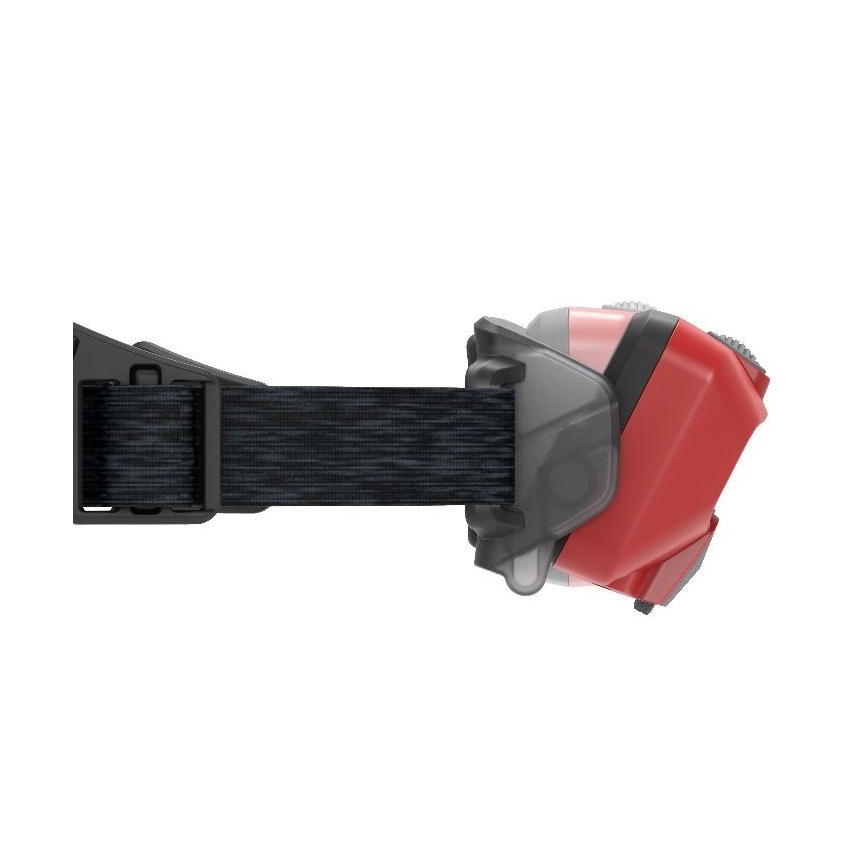 Ledlenser HF6R Core - Frontal recargable LED regulable, 2000 mAh, IP68, 800 lm, 60 h, roja