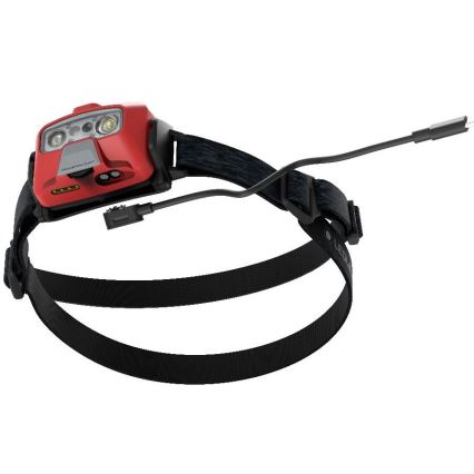 Ledlenser HF6R Core - Frontal recargable LED regulable, 2000 mAh, IP68, 800 lm, 60 h, roja