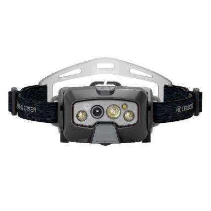 Ledlenser HF8R Core - Linterna frontal recargable LED regulable/2000 mAh IP68 800 lm hasta 60 h gris