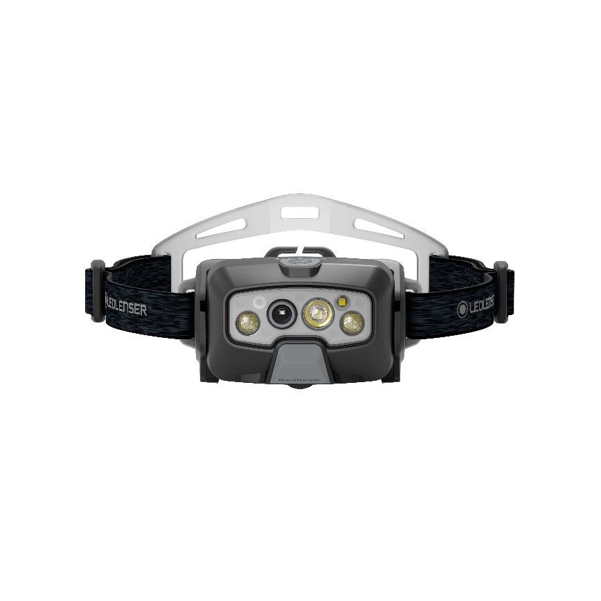 Ledlenser HF8R Core - Linterna frontal recargable LED regulable/2000 mAh IP68 800 lm hasta 60 h gris