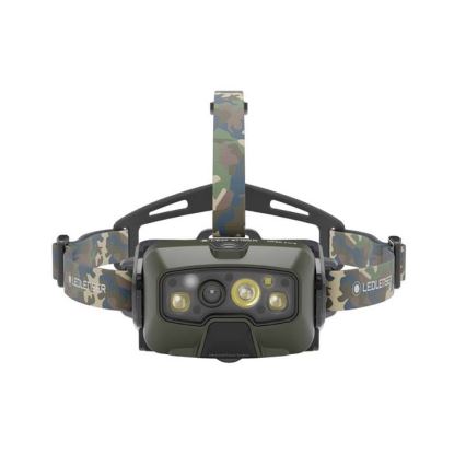 Ledlenser HF8R Core RGB - LED linterna frontal recargable regulable LED/3700 mAh IP68 1600 lm 90h verde