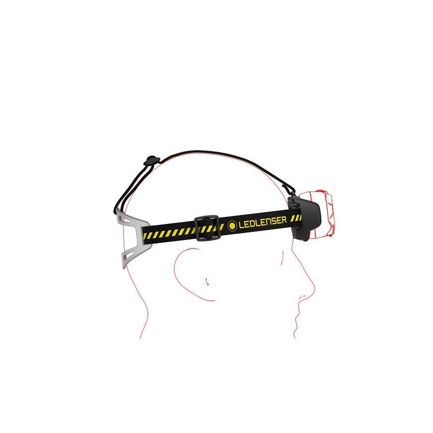 Ledlenser HF8R Work - Linterna frontal recargable LED regulable LED/3700 mAh IP68 1600 lm 90 h negra
