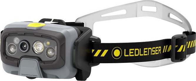 Ledlenser HF8R Work - Linterna frontal recargable LED regulable LED/3700 mAh IP68 1600 lm 90 h negra