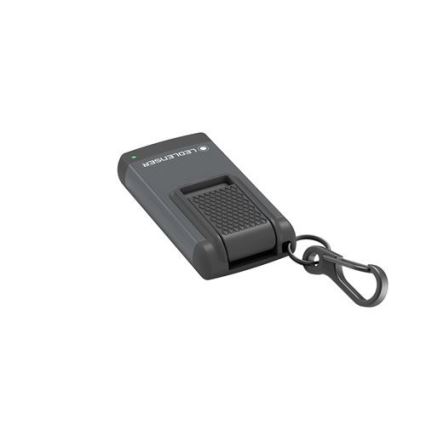Ledlenser K4R GRAY - linterna de bolsillo LED recargable y regulable, batería 180 mAh, protección IP2X, 120 lm