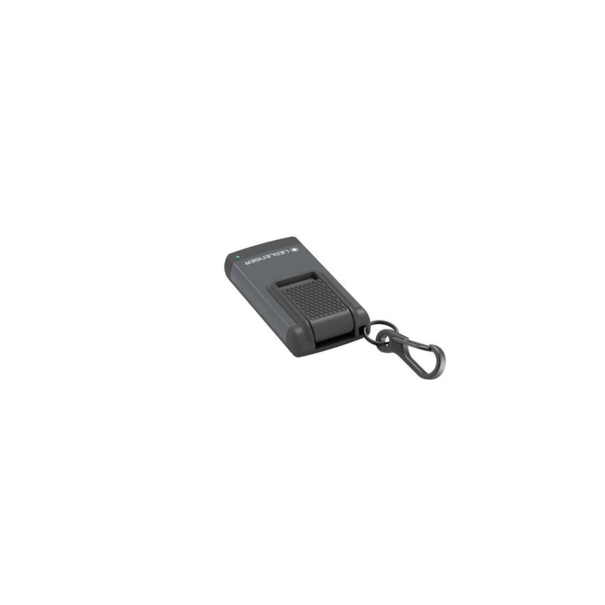 Ledlenser K4R GRAY - linterna de bolsillo LED recargable y regulable, batería 180 mAh, protección IP2X, 120 lm
