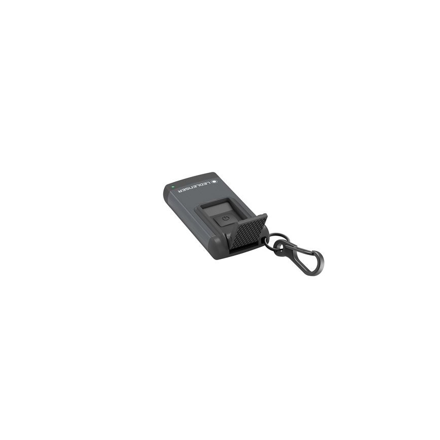 Ledlenser K4R GRAY - linterna de bolsillo LED recargable y regulable, batería 180 mAh, protección IP2X, 120 lm