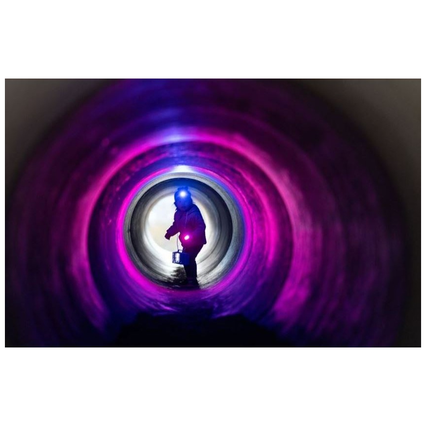 Ledlenser KIDBEAM4 RAINBOW - Linterna infantil LED regulable LED/2xAAA IP44 violeta