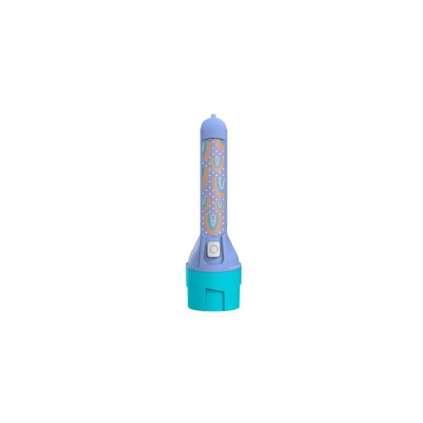 Ledlenser KIDBEAM4 RAINBOW - Linterna infantil LED regulable LED/2xAAA IP44 violeta
