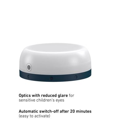 Ledlenser KIDCAMP6 DINO - Lámpara portátil LED regulable, 3x AAA, IP44, verde