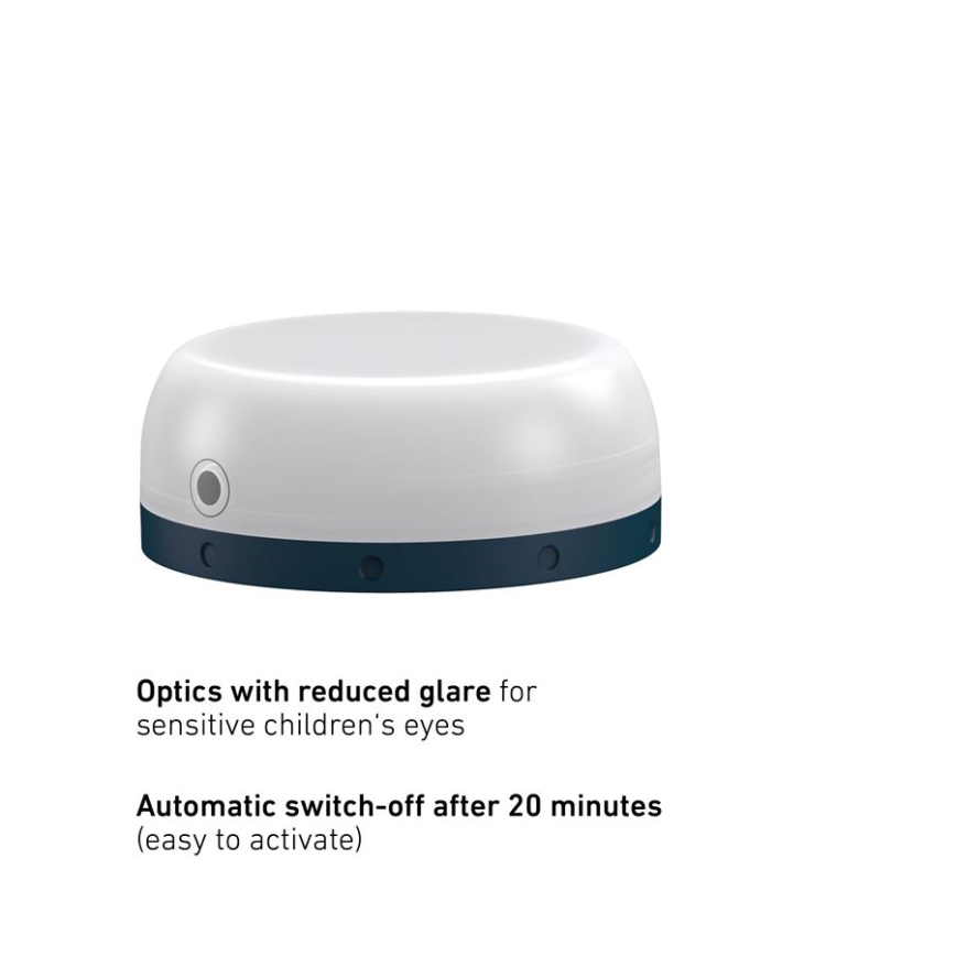 Ledlenser KIDCAMP6 DINO - Lámpara portátil LED regulable, 3x AAA, IP44, verde