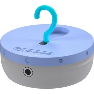 Ledlenser KIDCAMP6 RAINBOW - Lámpara LED portátil regulable, 3x AAA, IP44, azul