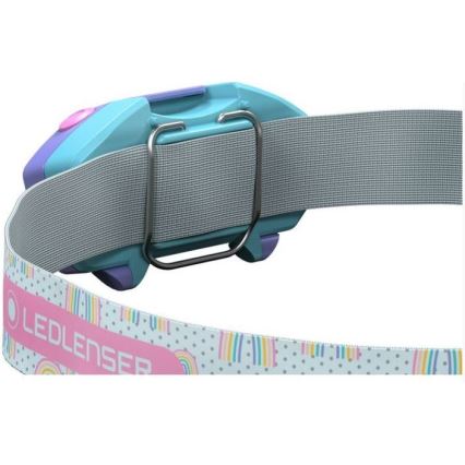 Ledlenser KIDLED2 RAINBOW - linterna frontal infantil LED regulable LED/1xAAA IPX4 40 lm 20h violeta