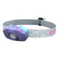 Ledlenser KIDLED2 RAINBOW - linterna frontal infantil LED regulable LED/1xAAA IPX4 40 lm 20h violeta