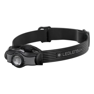 Ledlenser MH3 - LED linterna frontal regulable LED/1xAA IP54 200 lm 35 h negra