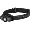 Ledlenser MH5 - linterna frontal LED recargable y regulable / 1xAA/750 mAh IP54 400 lm 35 h negro/gris