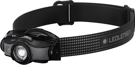 Ledlenser MH5 - linterna frontal LED recargable y regulable / 1xAA/750 mAh IP54 400 lm 35 h negro/gris