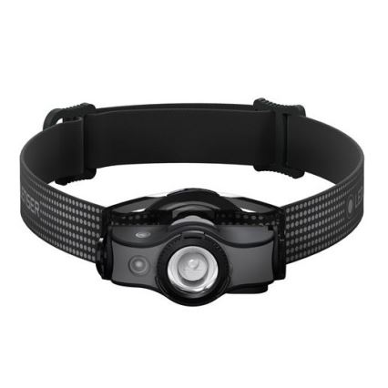 Ledlenser MH5 - linterna frontal LED recargable y regulable / 1xAA/750 mAh IP54 400 lm 35 h negro/gris