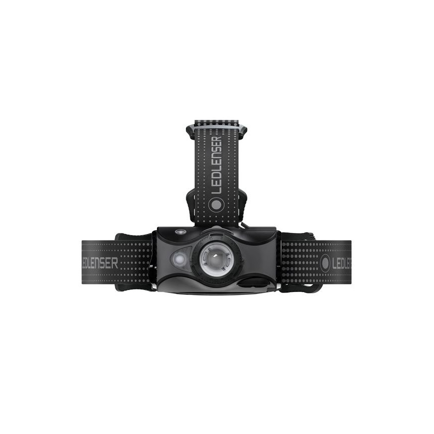 Ledlenser MH7 - linterna frontal recargable LED regulable, 1550 mAh, IP54, 600 lm, 40 h, negro/gris