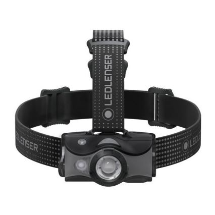 Ledlenser MH7 - linterna frontal recargable LED regulable, 1550 mAh, IP54, 600 lm, 40 h, negro/gris